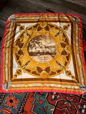 Landon School 85th Anniversary Commemorative Silk Scarf (1929–2014) 100% Silk
